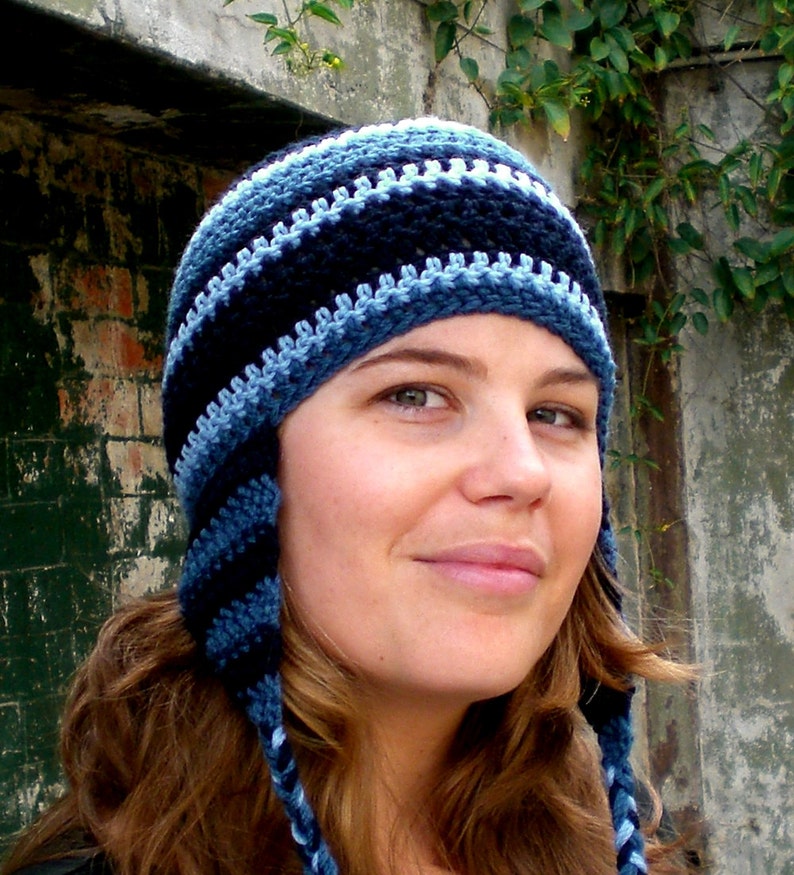 Crochet Winter Hat With Ear Flaps