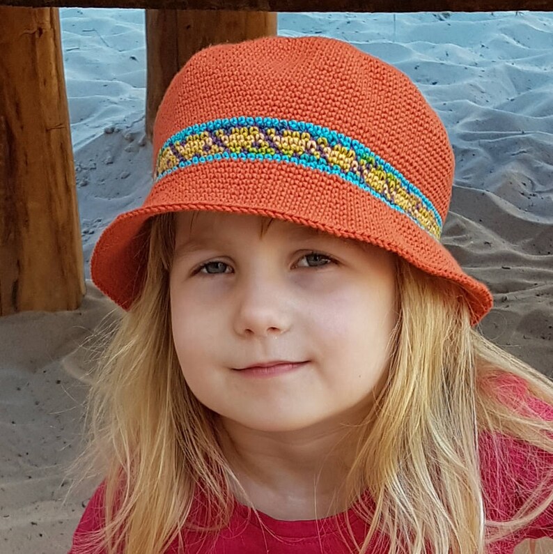 Crochet PATTERN Crochet Bucket Hat Pattern For Children 2 4 Etsy Israel