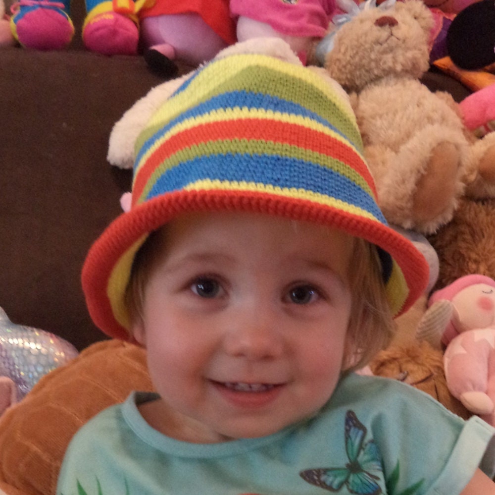 Crochet PATTERN Crochet BUCKET Hat Pattern for Toddlers 18 Etsy