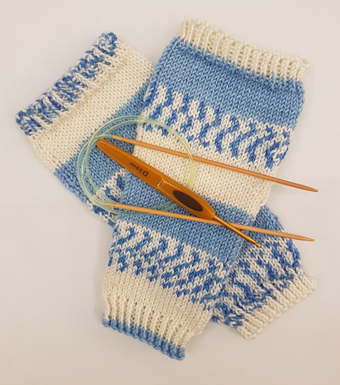 Knitting PATTERN Knit Leg Warmers for Kids 410 Years 4 Ply Etsy