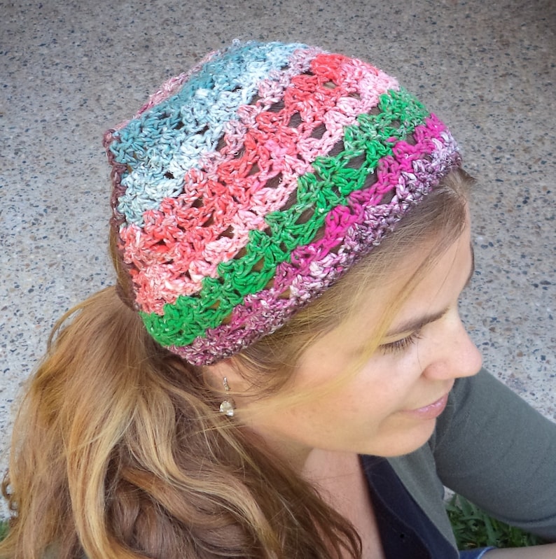 Crochet PATTERN Bandana Pattern A Headscarf Pattern For Etsy