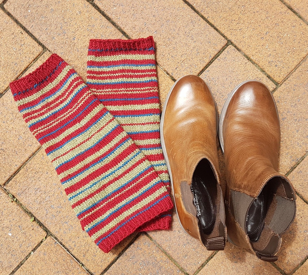 Knitting PATTERN Knit Leg Warmers Sports Weight Wool Long Etsy Australia