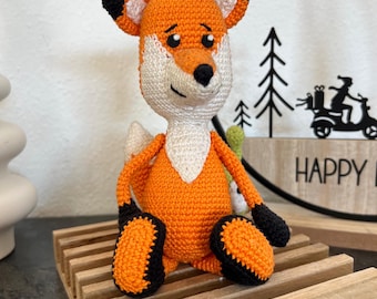 Crochet pattern/ crochet instructions Fox/Fox Caesar in German and English