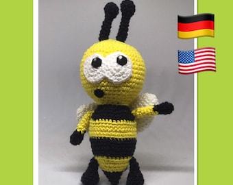 Sunny die Biene, Sunny the Bee,  deutsch und englisch