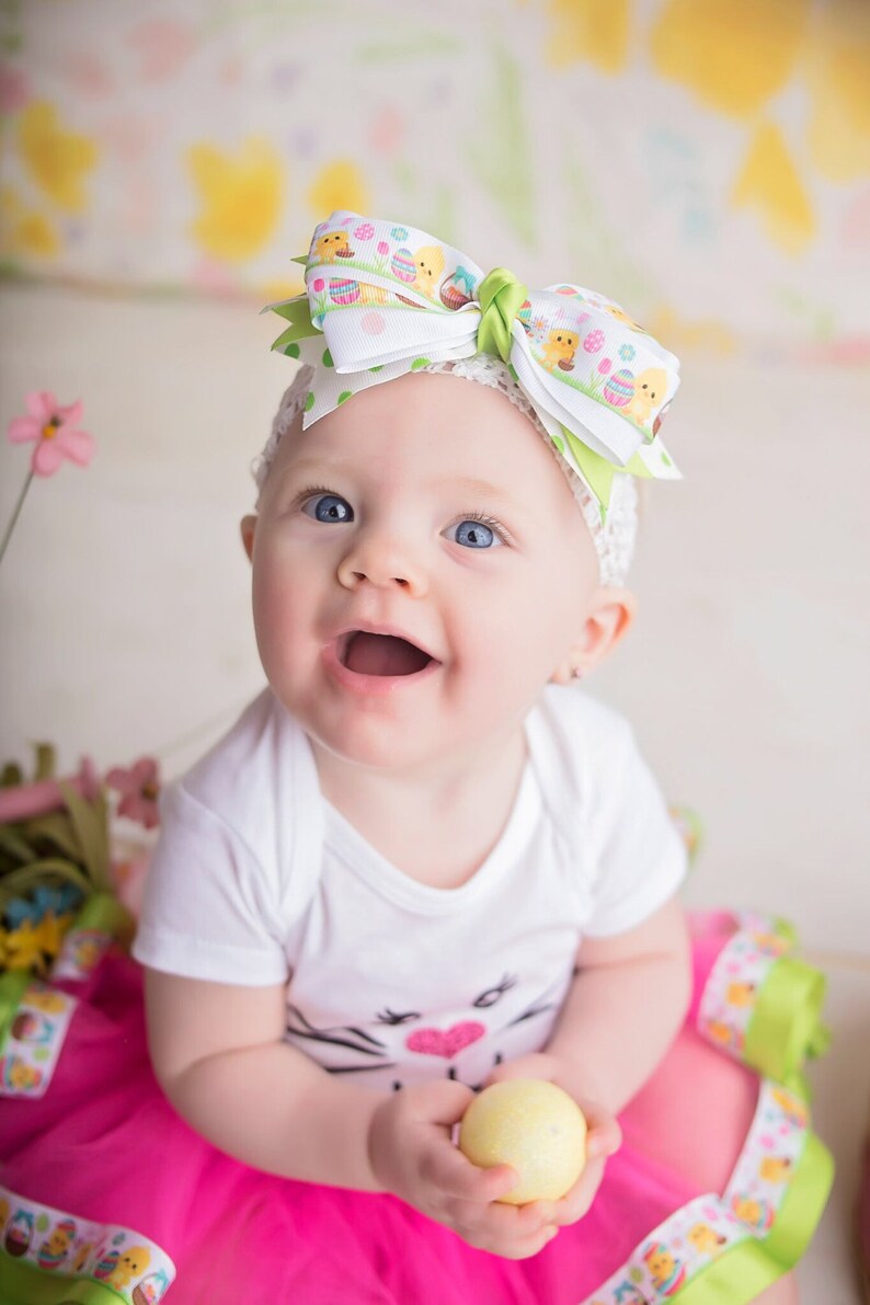 Easter Outfit Baby Tutu Baby Photo Prop Pink Tutu Easter Tutu Easter Dress Baby/'s First Easter