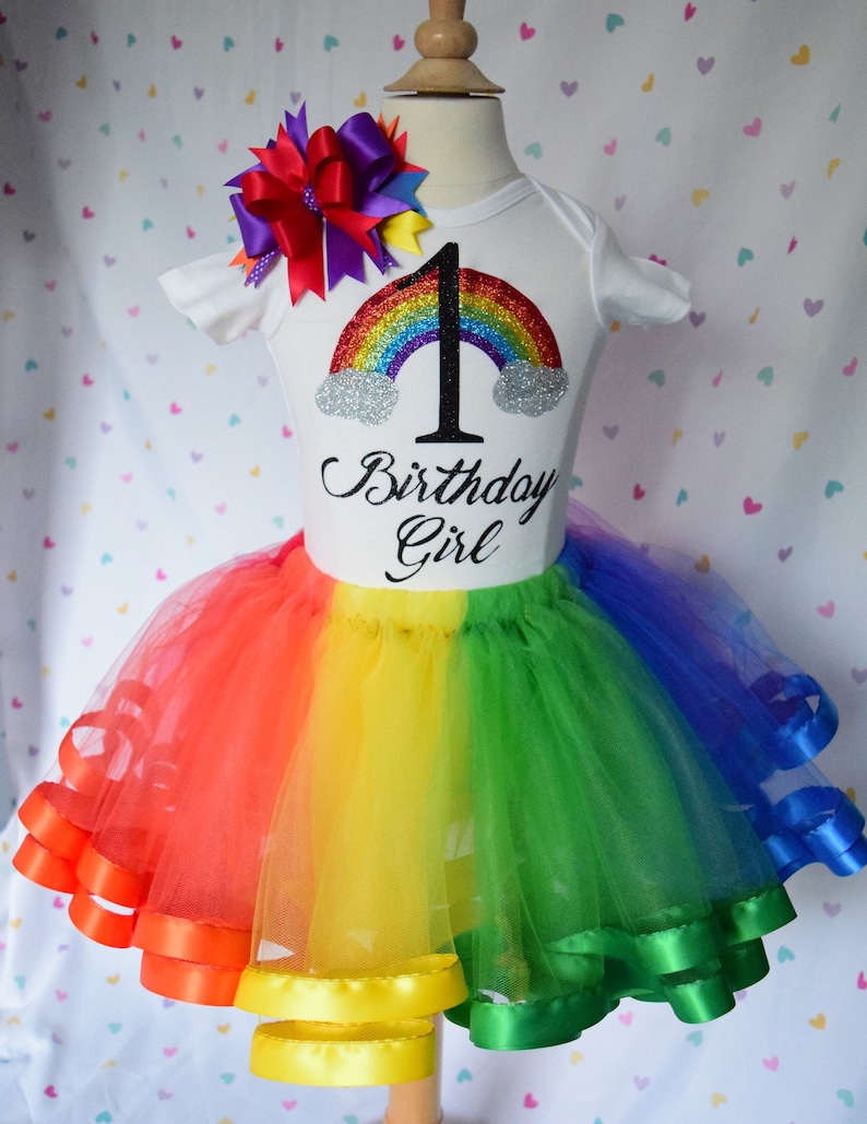 rainbow tutu baby