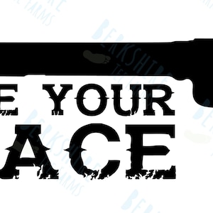 Wynonna Earp Make Your Peace Sticker