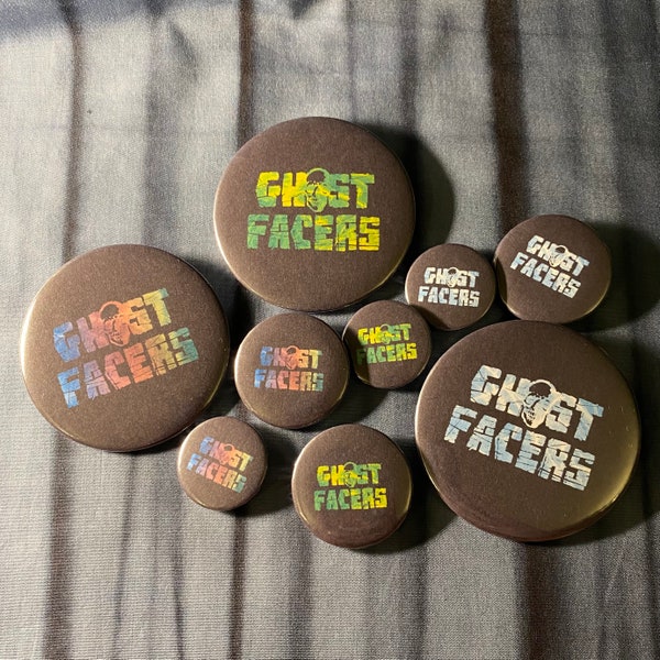 Supernatural Ghostfacers Logo Button Pin