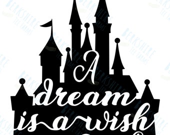 Cinderella A Dream is A Wish Your Heart Makes Castle Sticker