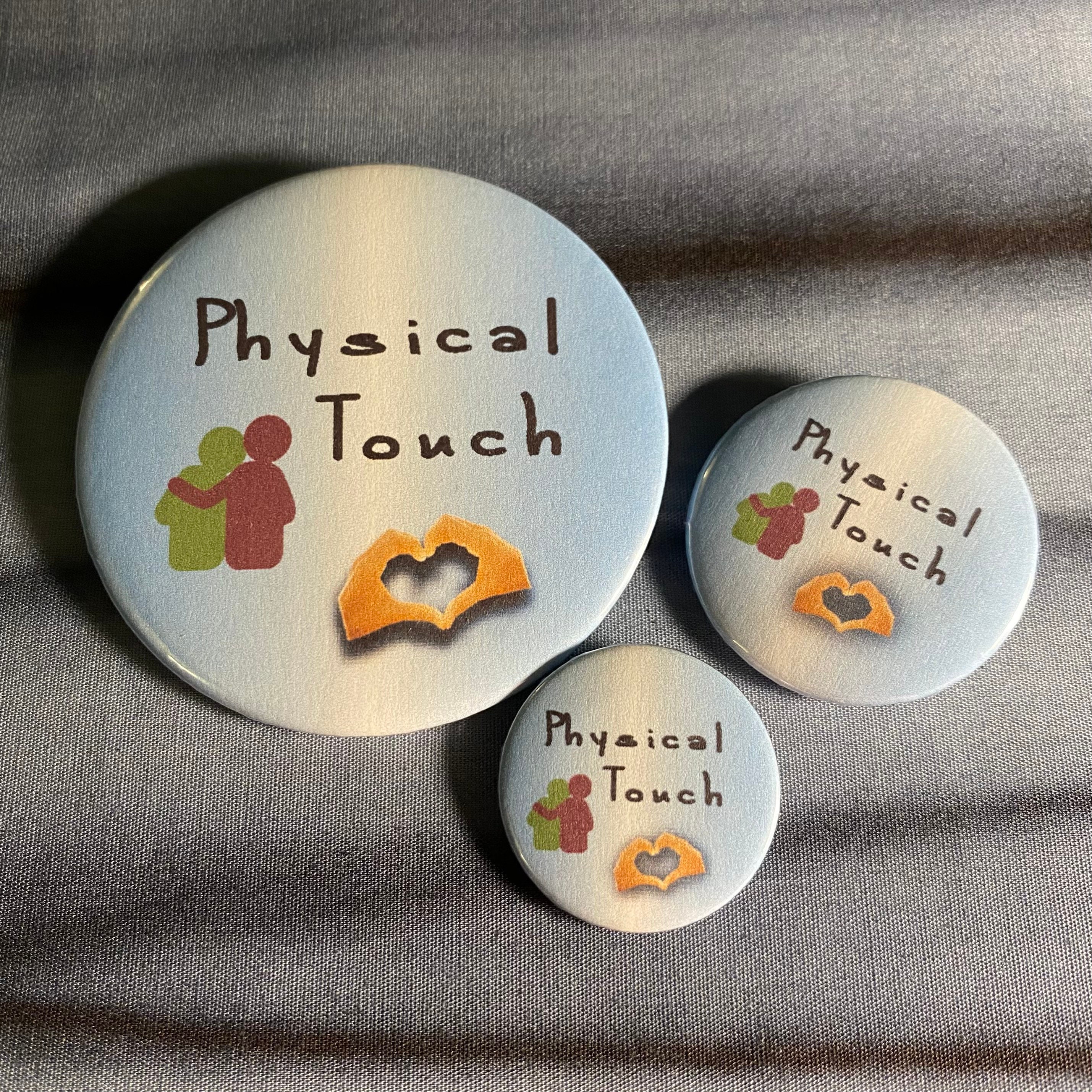 Language Pin 5 Love Languages Button Pins - Etsy