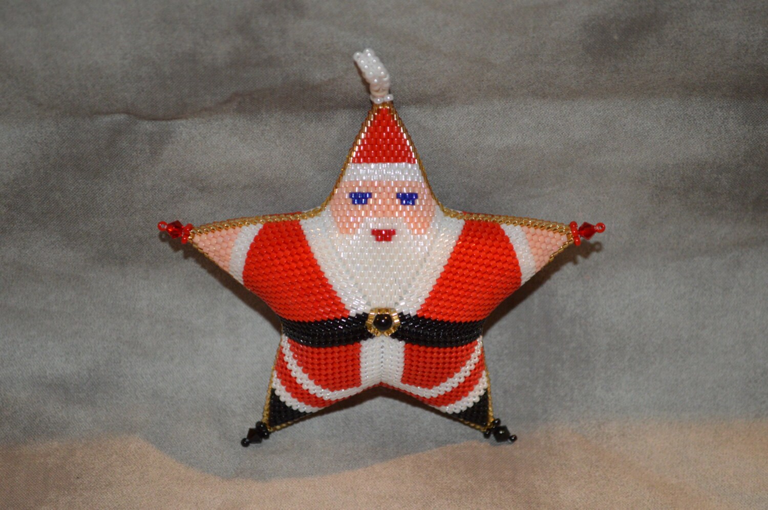Peyote Santa Star-Large Pattern | Etsy