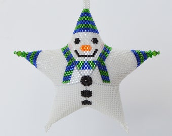 Peyote Snowman Star