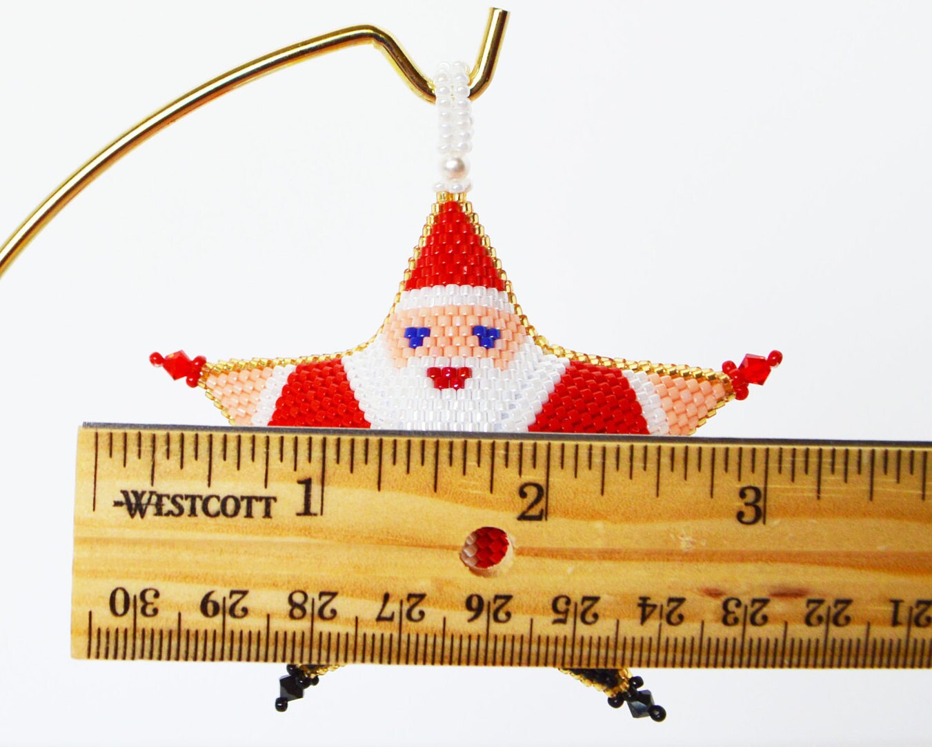 Peyote 3-D Santa Star-medium Pattern - Etsy