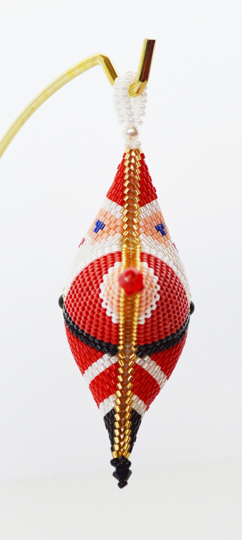 Peyote 3-D Santa Star-medium Pattern - Etsy