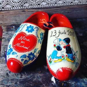 Dutch wedding clogs outlet