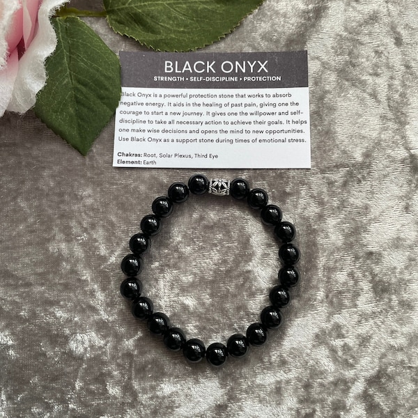 BLACK ONYX BRACELET