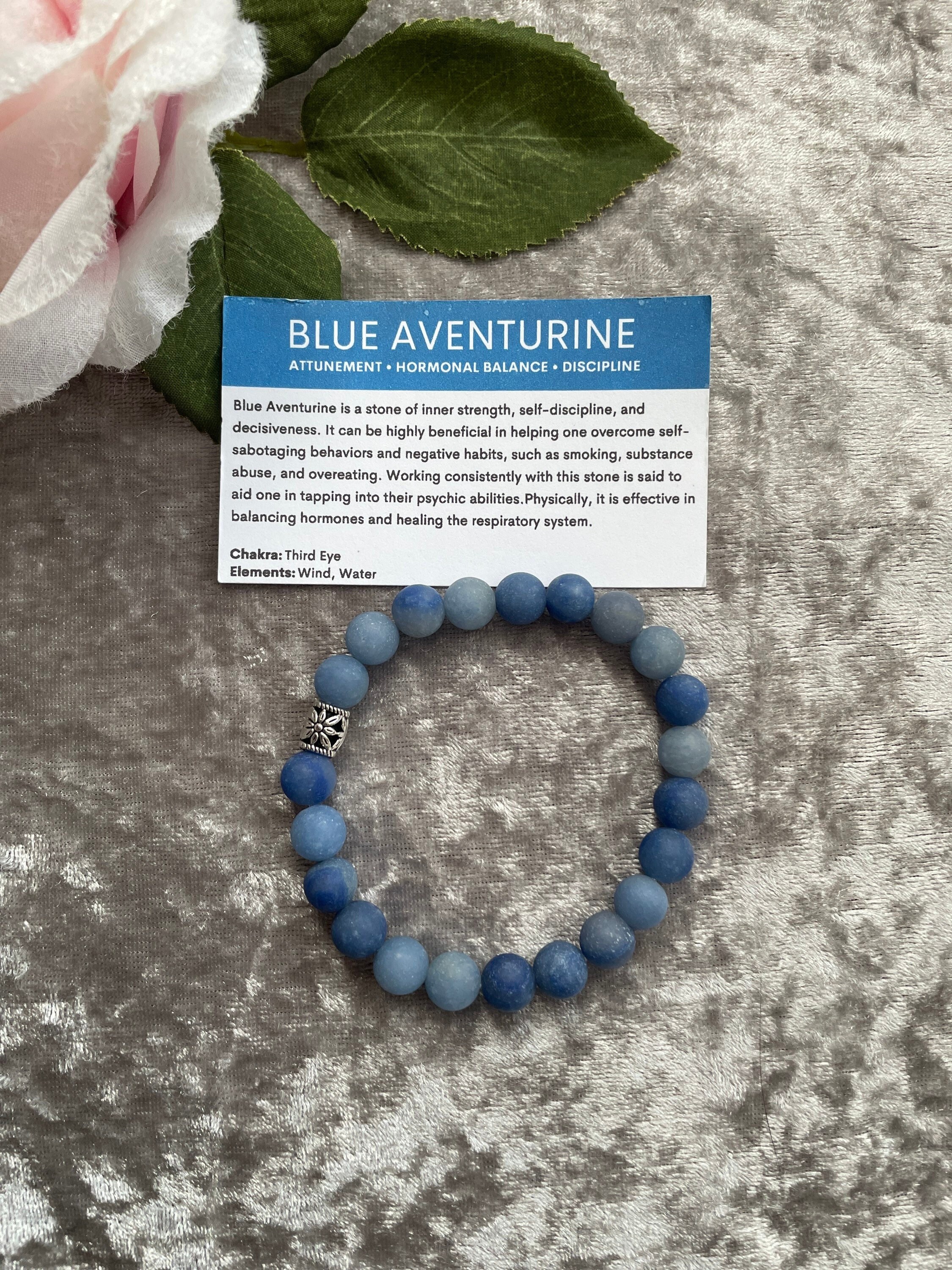 BLUE AVENTURINE BRACELET Etsy Australia