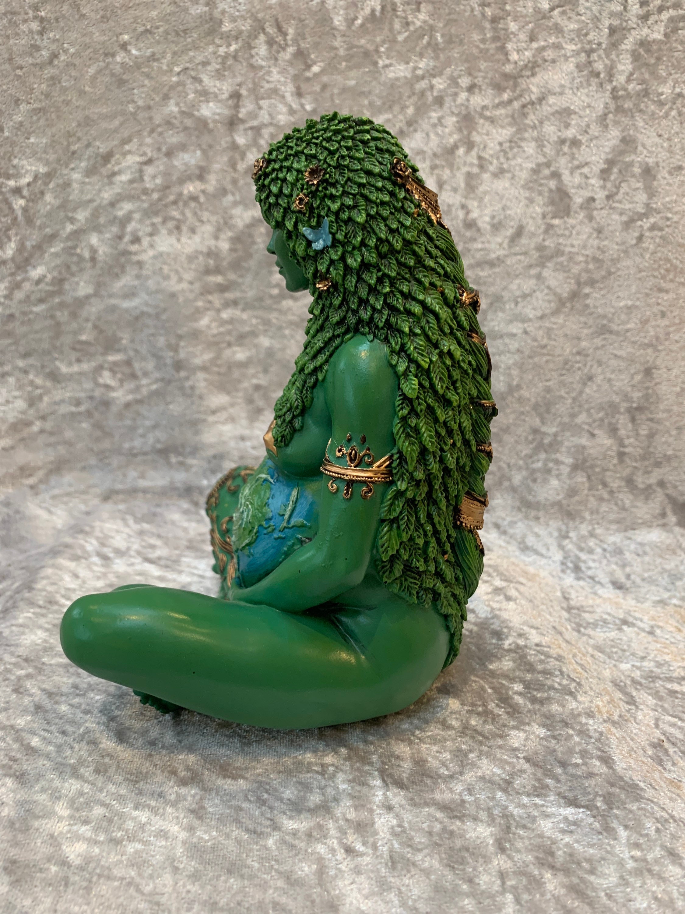 MOTHER EARTH FIGURINE hand painted Etsy