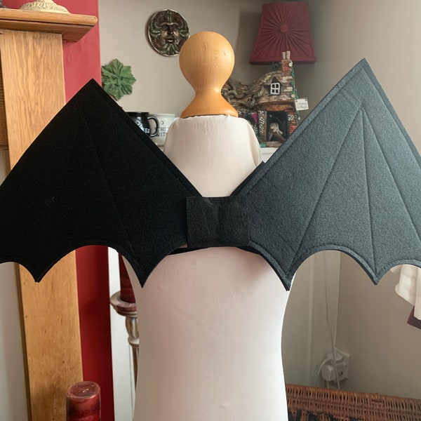 KIDS BAT WINGS Halloween costume, felt wings, cosplay, Isadora Moon style wings