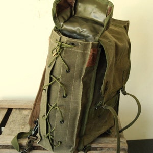 Italian Army Backpack Rucksack Vintage Manbag Italian Alpini Mountain ...