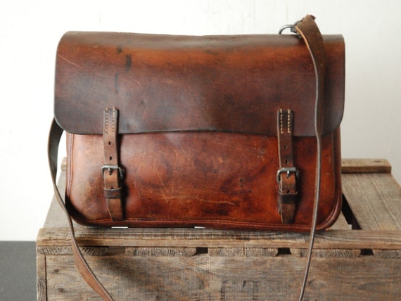 Vintage Swiss Army Messenger Bag of the 40s - Man