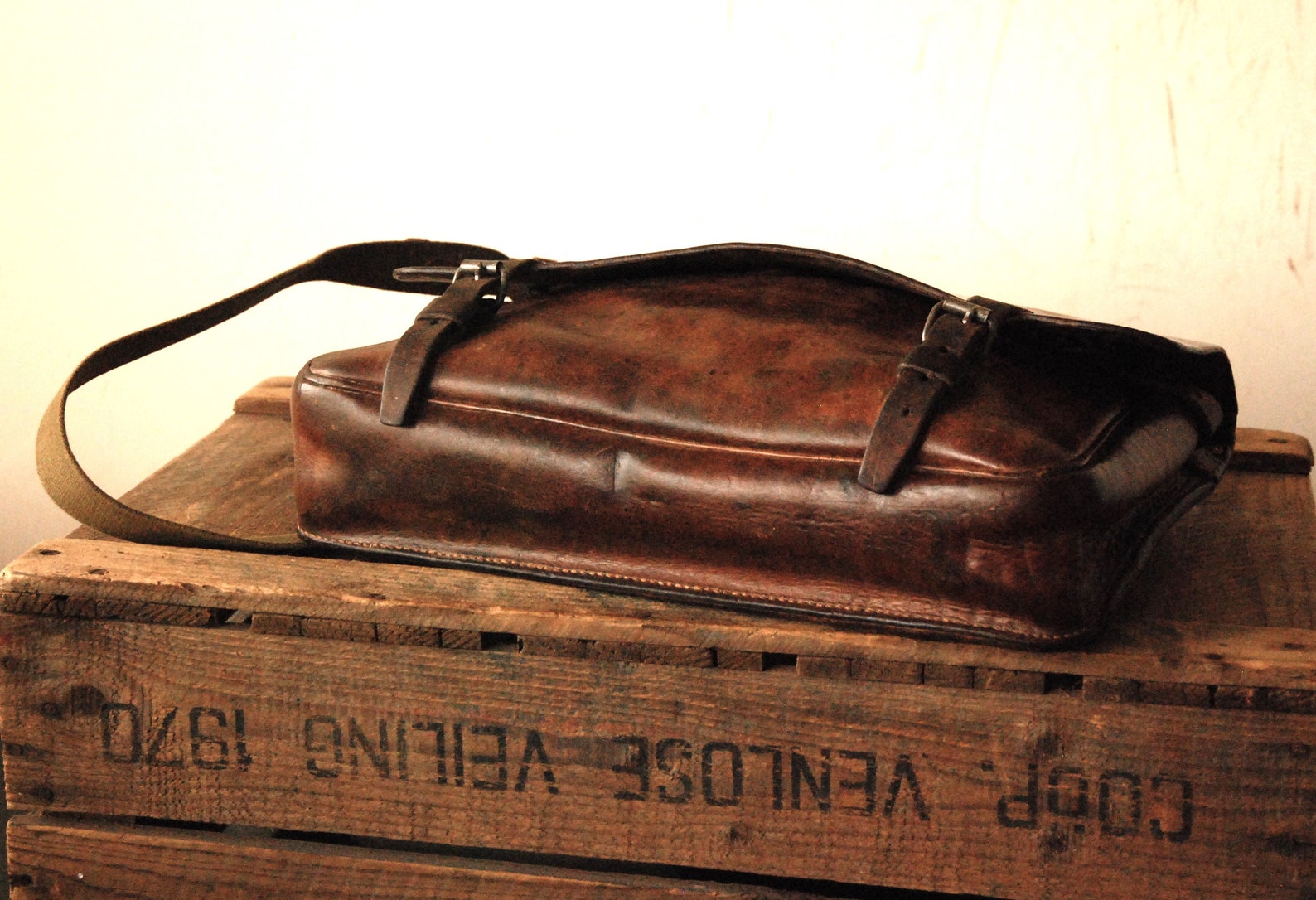 Vintage Swiss Army Messenger Bag of the 40s Man Bag Etsy