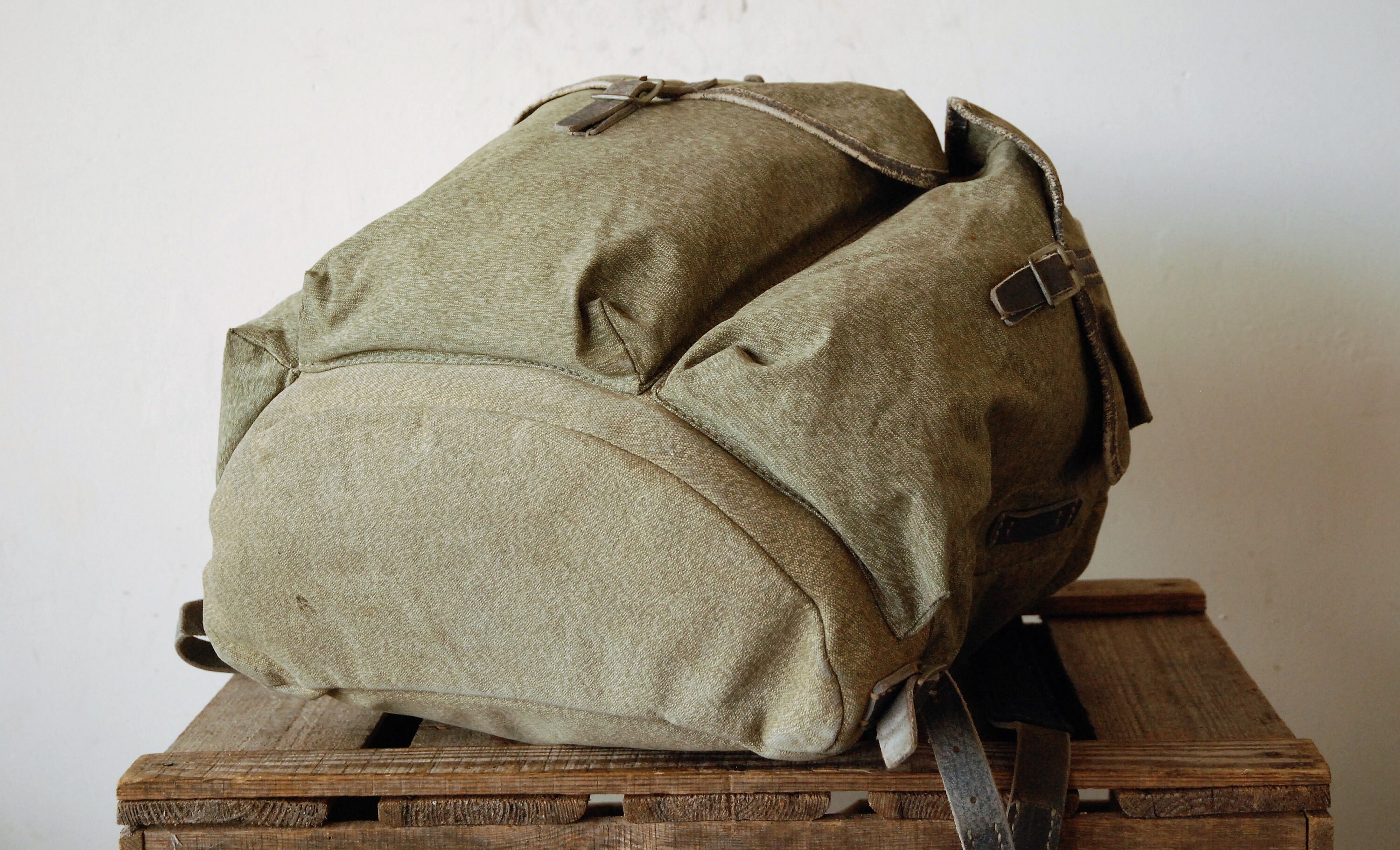 Swiss Army Backpack Rucksack Salt and Pepper Vintage Etsy