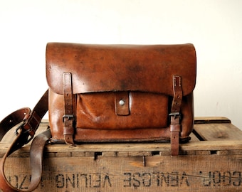 WW2 Original Swiss Army Sellier Cowhide Fur Rucksack Military