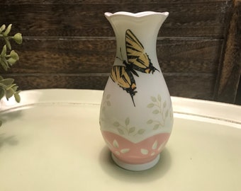 Lenox Butterfly Vase Etsy