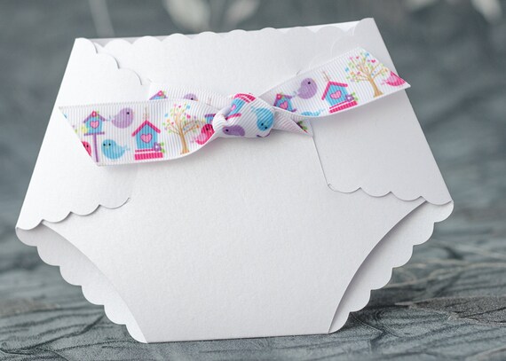 diaper invitation card