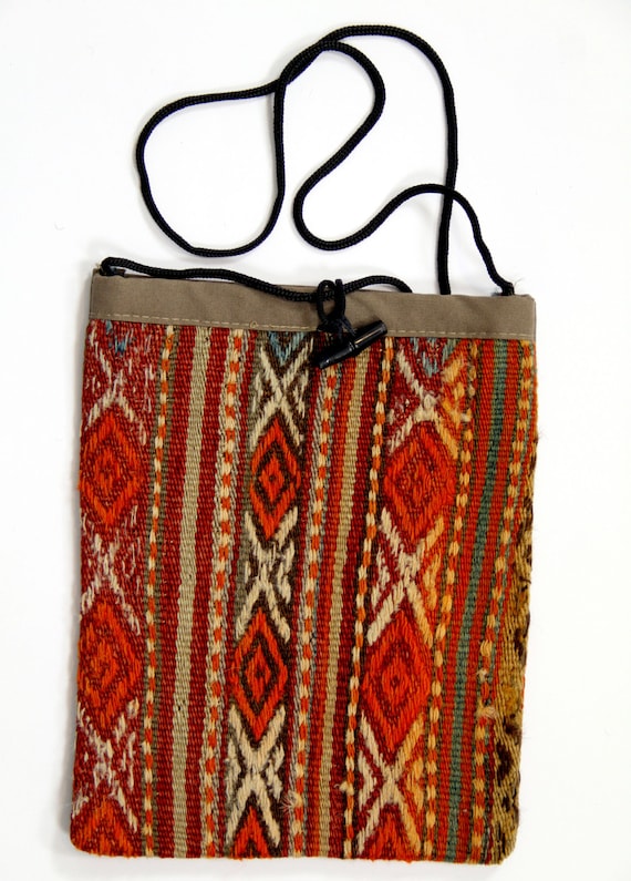 Kilim bag, Hand Made Turkish Kilim Bag, Anatolian… - image 1