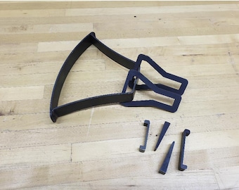 Steel bow irons with stirrup