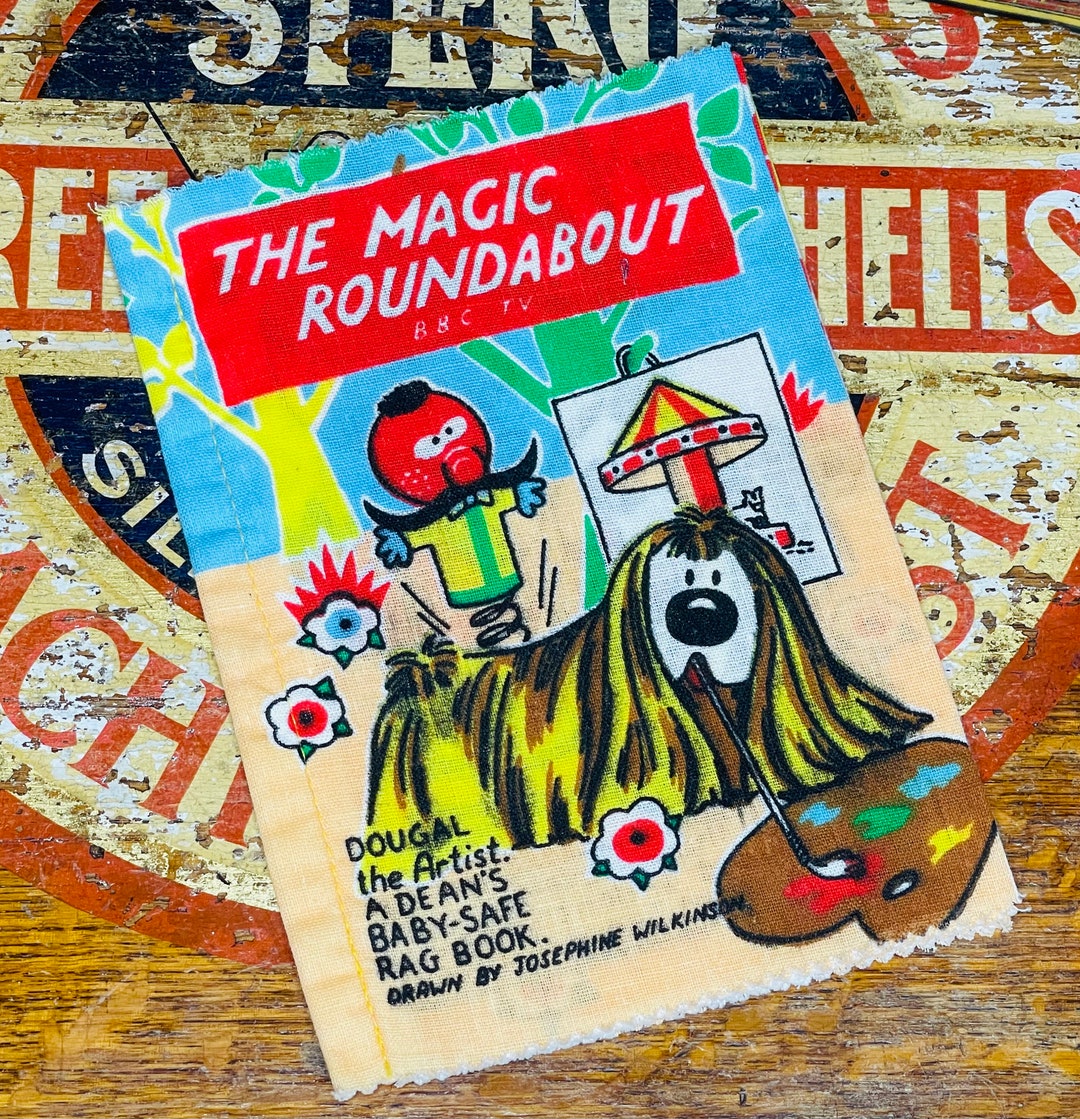 1968 Magic Roundabout Rag Book - Dougal the Artist - as New - Etsy