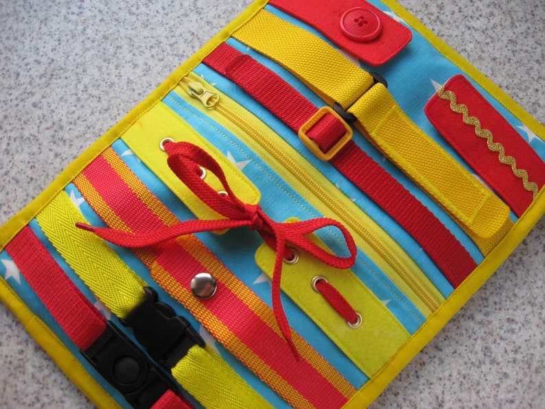 Buckle and zipper Toy Busy toddler Travel Toy with Etsy