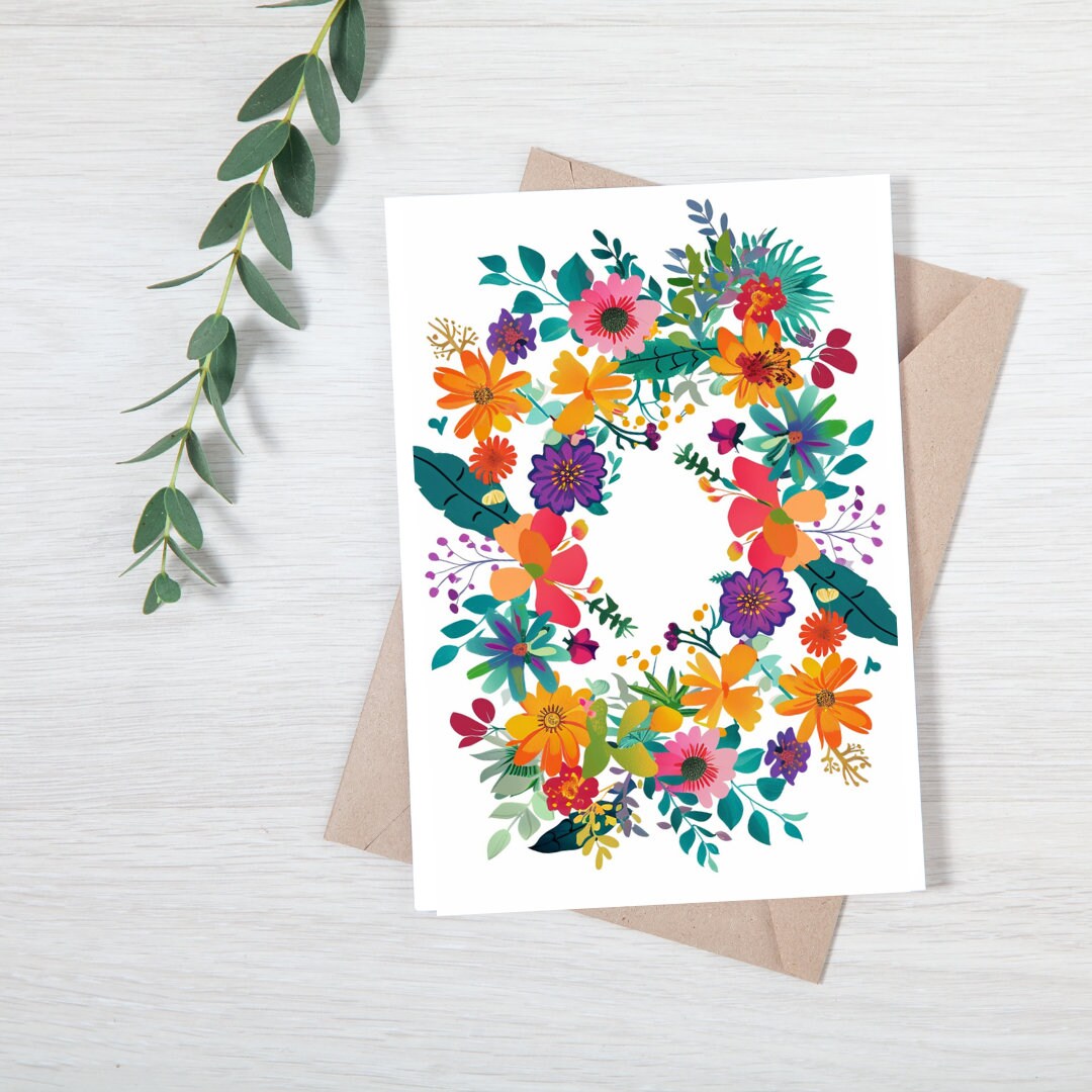 Mexican Fiesta Clipart Illustration Floral Watercolor Flowers Cinco De ...