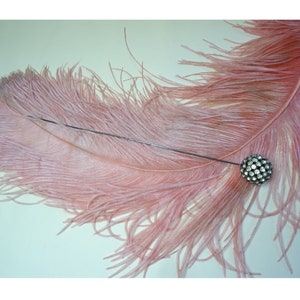 Vintage Victorian Edwardian 1910s PASTE HAT PIN Art Nouveau Belle Époque