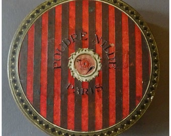 Vintage Rare 1920s/20s 1930s/30s Poudre Nilde FACE POWDER BOX Boudoir Display
