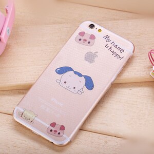 Phone Protector  Apple iphone 6 6s Plus Cute 5.5 inch Bumper Cover Shock-Absorption Bumper and Anti-Scratch Front Back,Unslippery, Puppy