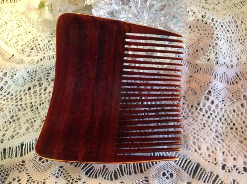 VINTAGE ART DECO,Bakelite Antigue Large Hair Comb