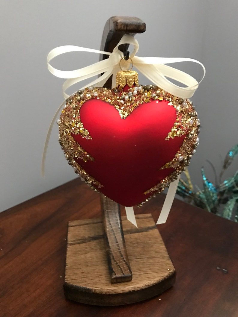 Ornament stand/ keepsake ornament stand / wood display stand / Etsy