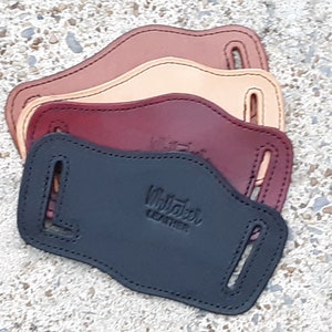 Leather Belt Tension Holster Handmade in USA Universal Fit Perfect for Men or Ladies