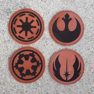 Naszywka skórzana Rebel Alliance / Naszywka Jedi Order / Naszywka Galaktycznego Imperium / Naszywka Galaktycznej Republiki inspirowana Gwiezdnymi Wojnami