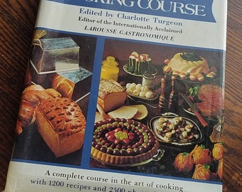 Vintage cookbook collectible cookbook The creative cooking course larousse gastronomique charlotte turgeon