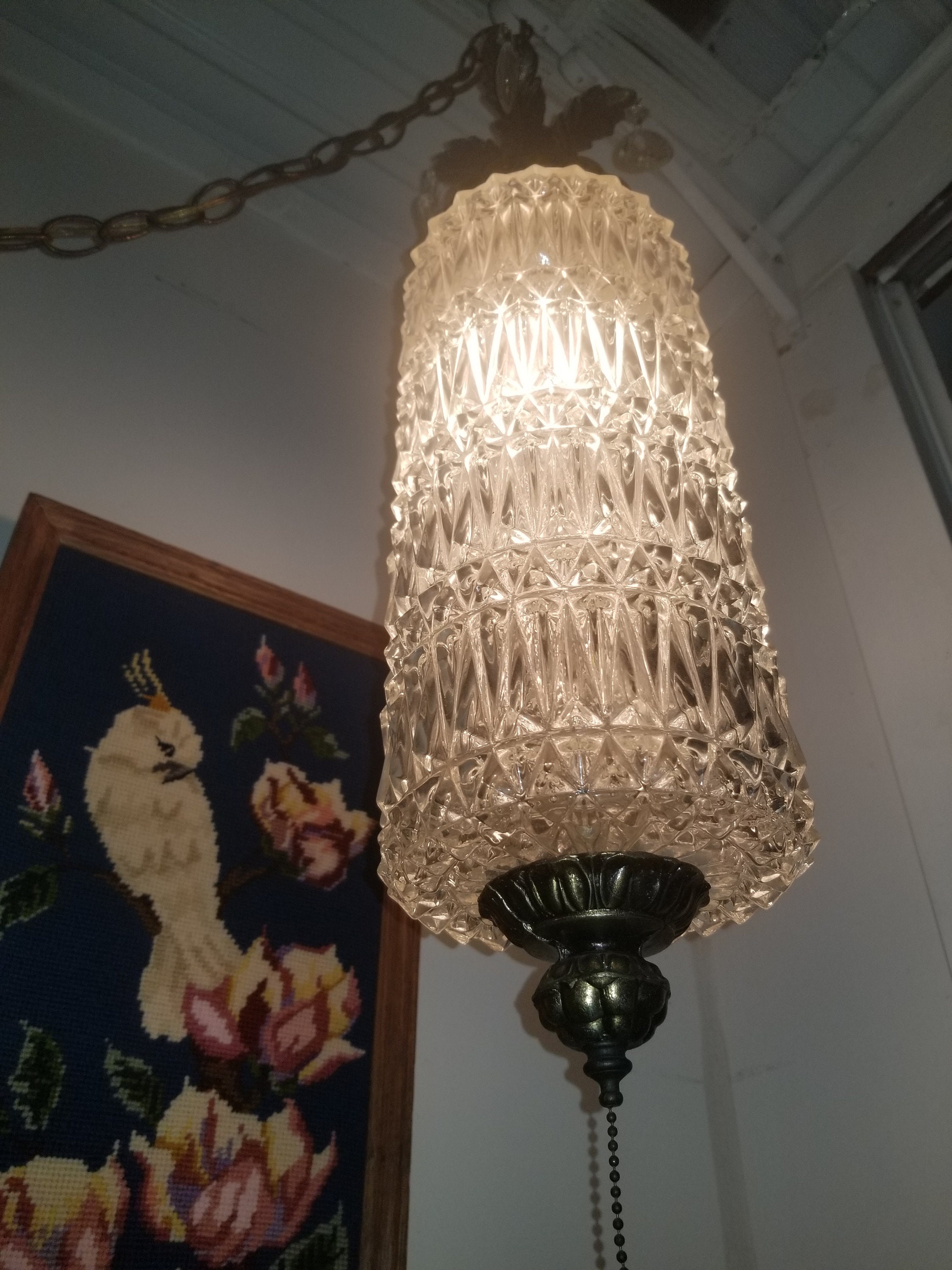 Hollywood regency swag lamp deals
