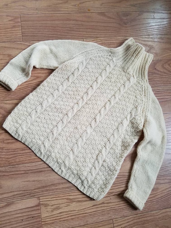 Vintage wool sweater womans clothing winter pullov