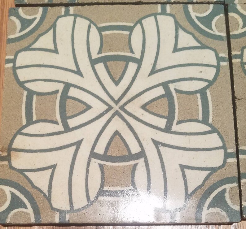 Vintage Decorative Ceramic Tiles Art Deco Decoration Home Etsy