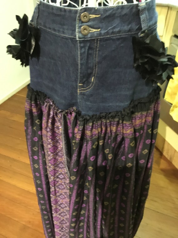 black denim skirt size 16