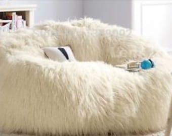 fluffy big bean bag chair