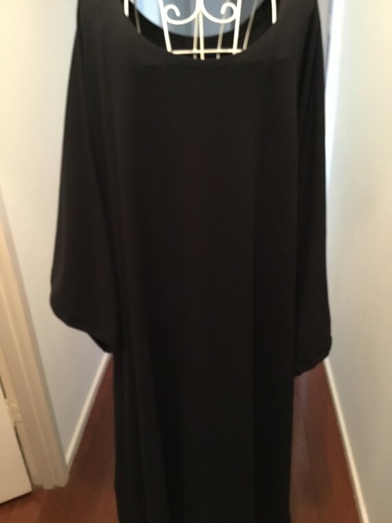 black maxi dress size 24