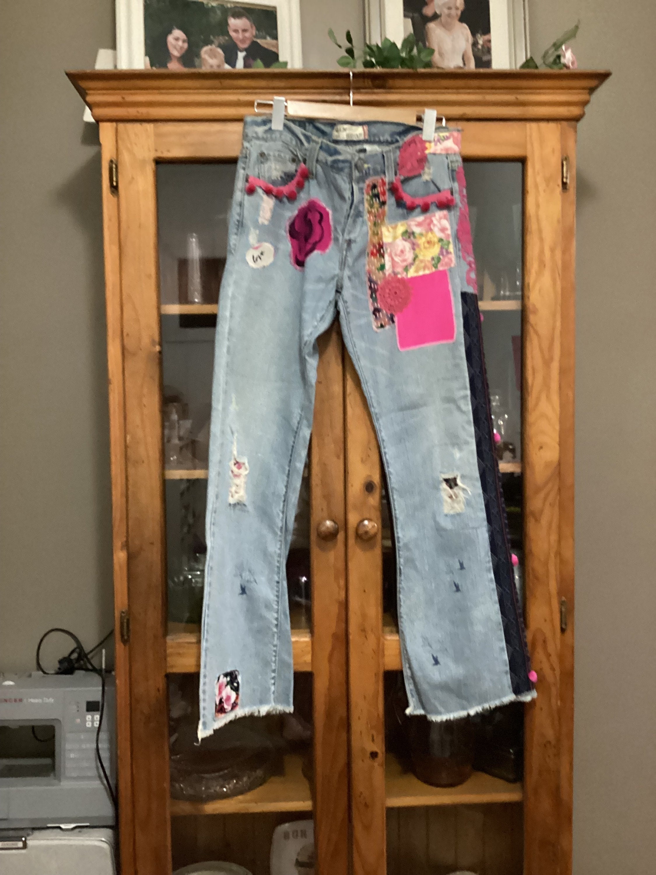 Jean Denim Magnolia Pearl, Couleur Calico, Taille Unique, Coupé Droit - Occasion En Parfait état